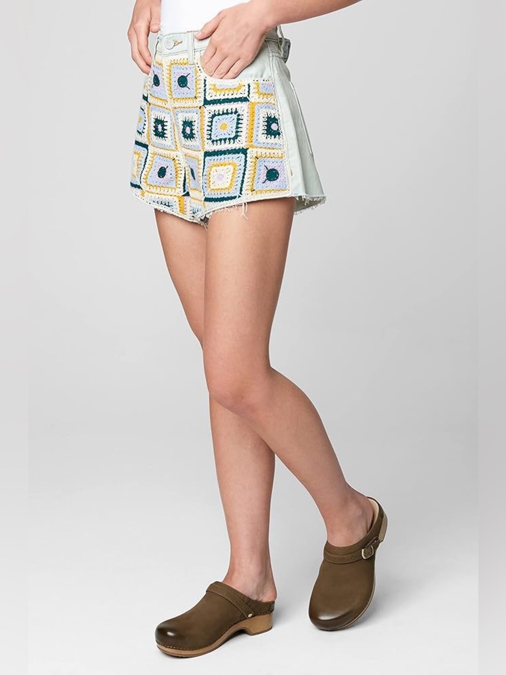 Free People Crochet Shorts